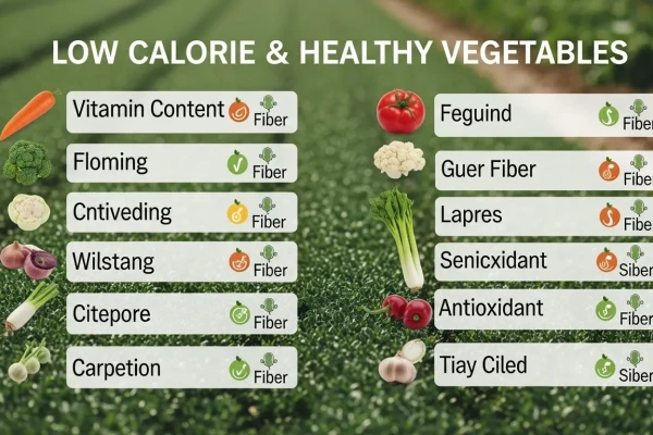 12 Pilihan Lezat: Makanan Rendah Kalori yang Kaya Nutrisi untuk Diet Seimbang! daftar sayuran rendah kalori dan sehat