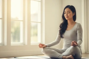 5 Trik Efektif: Manajemen Stres Ajaib untuk Lindungi Metabolisme Anda Hari Ini! wanita meditasi media manajemen stres